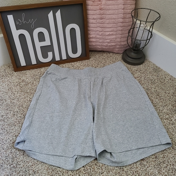 Just My Size Pants - Just My Size by Hanes Size 1x Gray Athletic Shorts